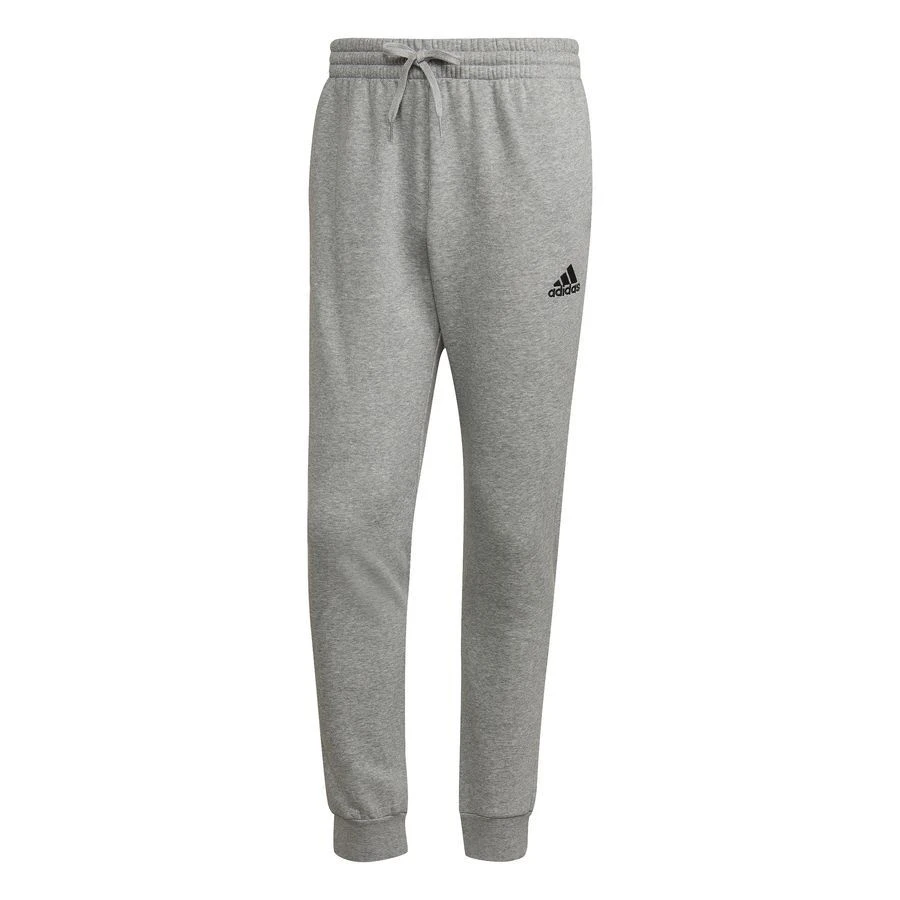 Adidas Sweatpants Essentials Fleece Tapered - Medium Grey Heather/Black 3 Adidas Sweatpants Essentials Fleece Tapered - Medium Grey Heather/Black