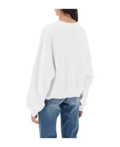 Dolce & Gabbana Lettering Print Oversized Sweatshirt -Sports Clothing 06665cd0395f8ac096fec9efeba07f42