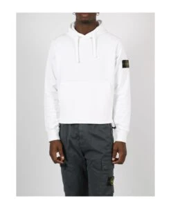 Stone Island Logo Hooded Sweatshirt -Sports Clothing 0702f9a667d4913b9f14326d7db319bf