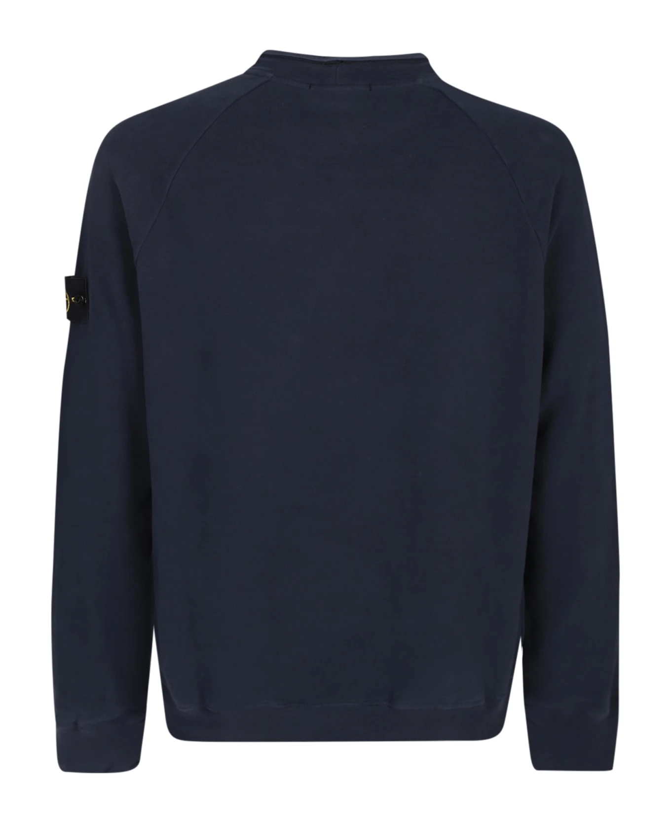Stone Island Logo Blue Sweatshirt 4 Stone Island Logo Blue Sweatshirt - Image 2