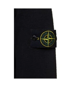 Stone Island Black Sweatshirt With Ribbed High-neck And Logo Patch In Cotton Blend Man 7 Stone Island Black Sweatshirt With Ribbed High-neck And Logo Patch In Cotton Blend Man -Sports Clothing 08f45785e908798abe9d68126e6e7cf2