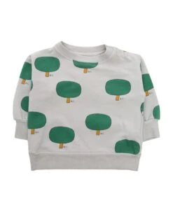 Bobo Choses Green Tree All-over Sweatshirt