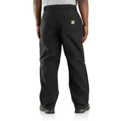 Carhartt Pants: Men's 104675 BLK Black Storm Defender Relaxed Fit Midweight Pant -Sports Clothing 104675 blk avb ms22 b
