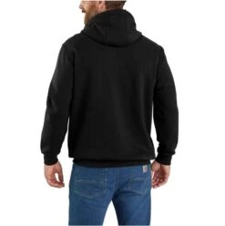 Carhartt Sweatshirts: Men's 105192 BLK Black Loose Fit Midweight Carhartt C Graphic Sweatshirt -Sports Clothing 105192 blk 1