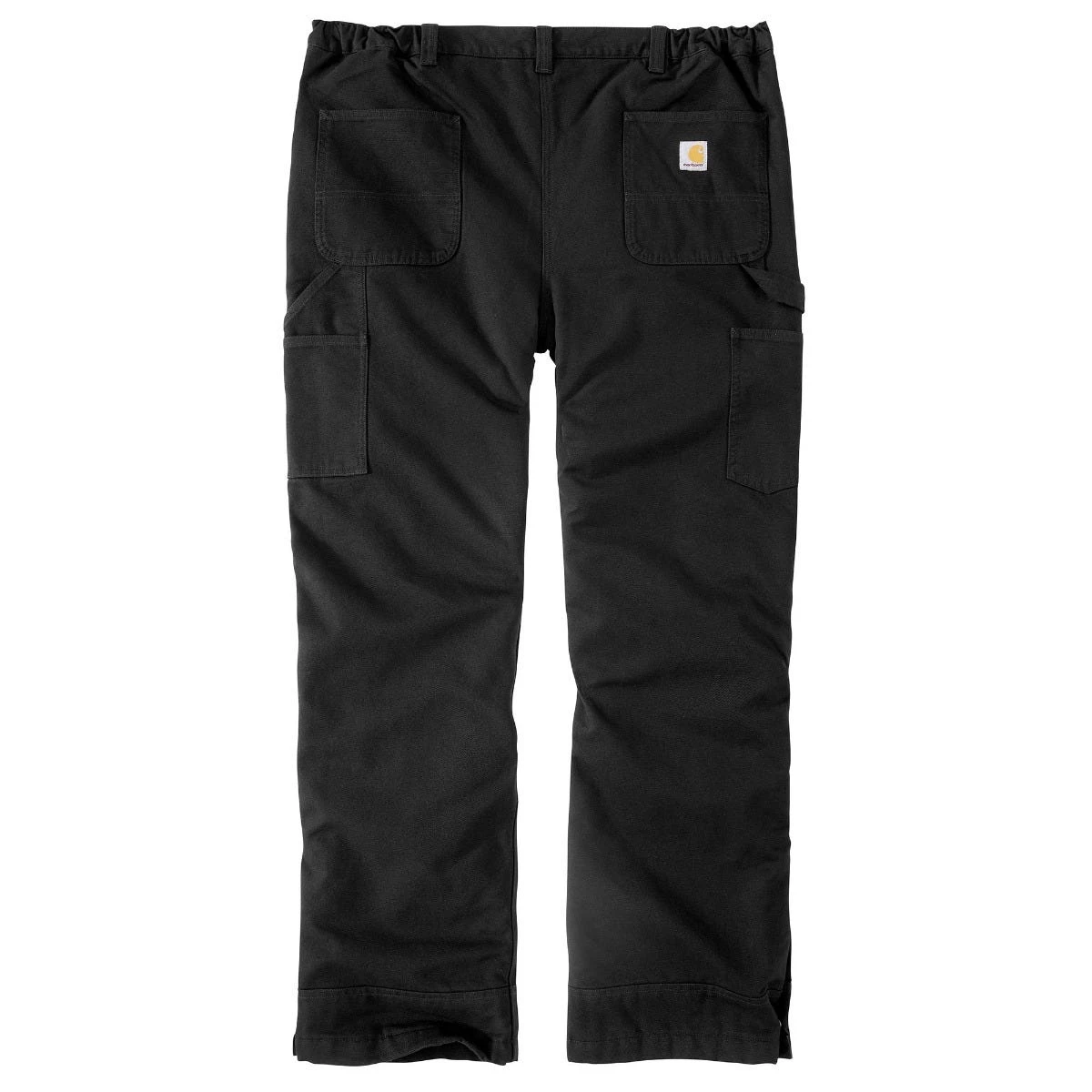 Carhartt Pants: Men's 105471 BLK Black Loose Fit Washed Duck Insulated Pant 4 Carhartt Pants: Men's 105471 BLK Black Loose Fit Washed Duck Insulated Pant - Image 2