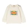 Gucci White Felted Cotton Jersey Sweatshirt -Sports Clothing 10cb8c0179aba664d445fb6789dfd571