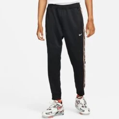 Nike Sweatpants NSW Repeat - Black/White