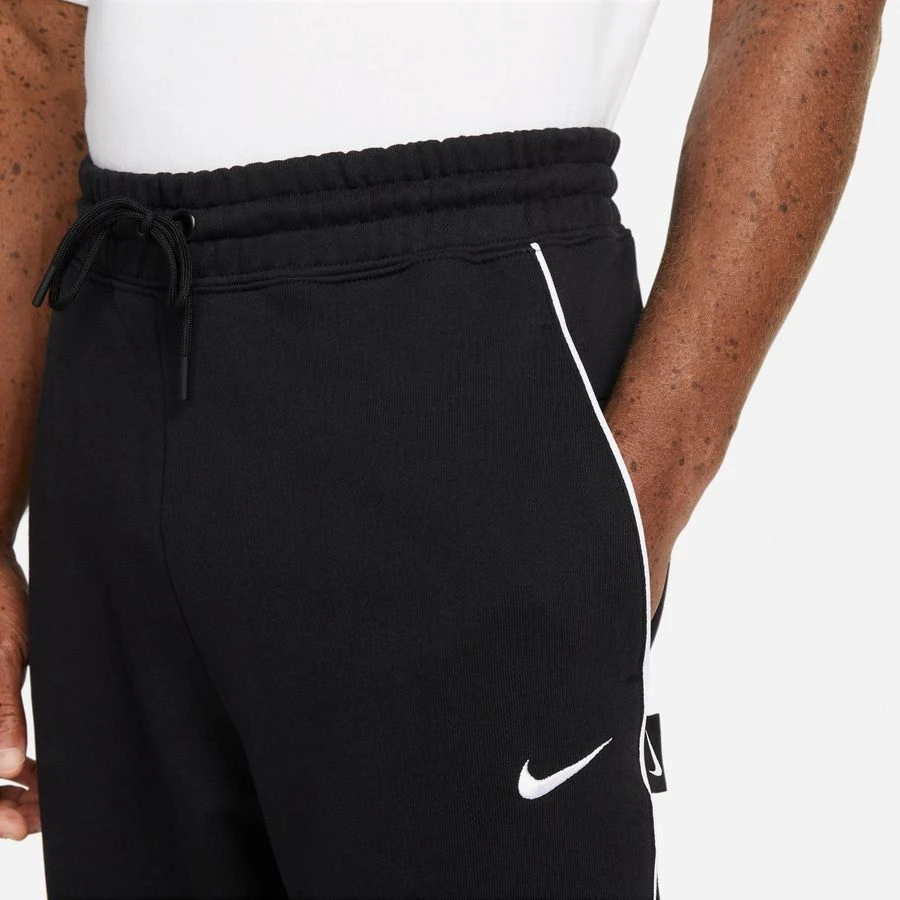 Nike Sweatpants Swoosh Fleece - Black/White 5 Nike Sweatpants Swoosh Fleece - Black/White - Image 3