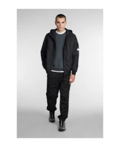 Stone Island Sweatshirt In Grey Suede And Fabric -Sports Clothing 1ca589ff38d8ce576dac96605fa3a333