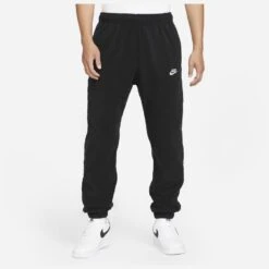 Nike Sweatpants NSW Essentials Fleece - Black/White -Sports Clothing 22b208e99753
