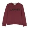 Lanvin Bordeaux Red Cotton Sweatshirt -Sports Clothing 2399bb7188eb266e60bda1ef1272862b