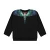 Black Sweatshirt For Baby Boy With Multicolor Wings Print -Sports Clothing 253a2120af77fb977c62c1206dd60088