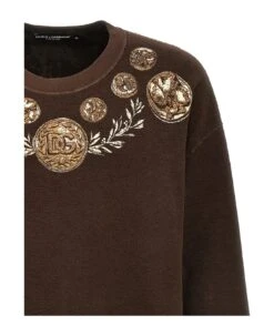 Dolce & Gabbana 'monete' Sweatshirt -Sports Clothing 27a1ebc6a2b88ad508a6f6c7601904a8