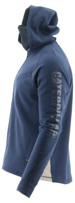 CAT Apparel: Men's 2910489 10118 Detroit Blue Viraloff Hooded Sweatshirt -Sports Clothing 2910489 10118