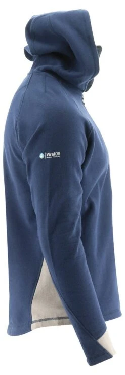 CAT Apparel: Men's 2910489 10118 Detroit Blue Viraloff Hooded Sweatshirt -Sports Clothing 2910489 10118 3