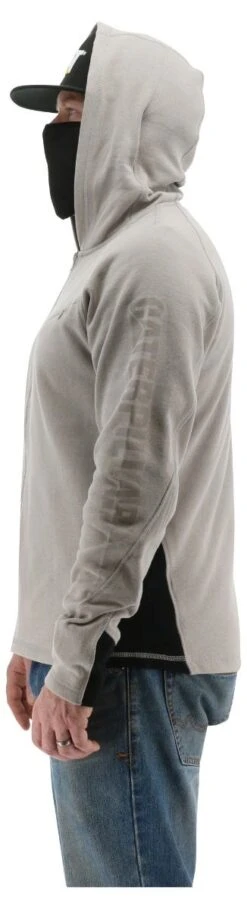 CAT Apparel: Men's 2910489 12670 Drizzle Viraloff Hooded Sweatshirt -Sports Clothing 2910489 12670 1