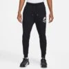 Nike Sweatpants NSW Fleece Jogger GX - Black/White -Sports Clothing 2911eab9b7b9