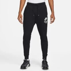 Nike Sweatpants NSW Fleece Jogger GX - Black/White
