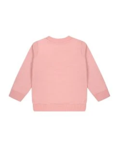 MOSCHINO Pink Sweatshirt For Baby Girl With Teddy Bear -Sports Clothing 2e04d608ea618f2955113aaea8b4a6fb