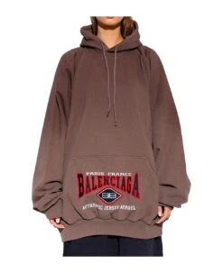 Balenciaga Oversize Logo Sweatshirt -Sports Clothing 2e434c4894e0aba95c082fe41b370e62