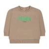 FENDI Brown Sweatshirt For Baby Boy With Logo