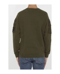 Stone Island Military Cotton Sweatshirt -Sports Clothing 3292689b98adbdf37e3d33798006da94