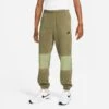 Nike Sweatpants Club+ Flece Winterized - Medium Olive/Black -Sports Clothing 32b259f8eba2