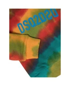 DSQUARED2 Sweatshirt With Tie Dye Pattern -Sports Clothing 39acec2c497b3669b1a1535e0a891aad