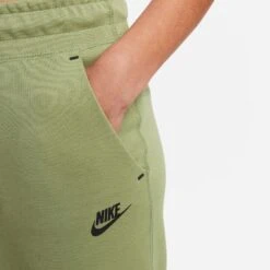 Nike Sweatpants NSW Tech Fleece Essential - Green/Black Woman -Sports Clothing 3a360bac0a56