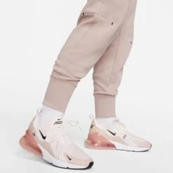 Nike Sweatpants NSW Tech Fleece Essential - Brown/Black Woman -Sports Clothing 3c5b9d56a3e5