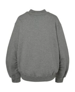 Gray Cotton Sweatshirt -Sports Clothing 3e51cbb0c4d68497ad89b1ccb706d77e