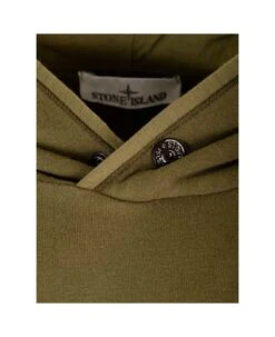 Stone Island Green Cotton Sweatshirt -Sports Clothing 40ea26d9a43efd51056acb400455aee6