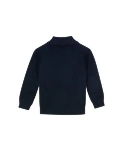 Il Gufo Blue Knit Zip-up Sweatshirt In Cotton Baby -Sports Clothing 482d1385d0569b54600724c62334ce90