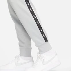 Nike Sweatpants NSW Repeat - Smoke Grey/White -Sports Clothing 48df915acf93