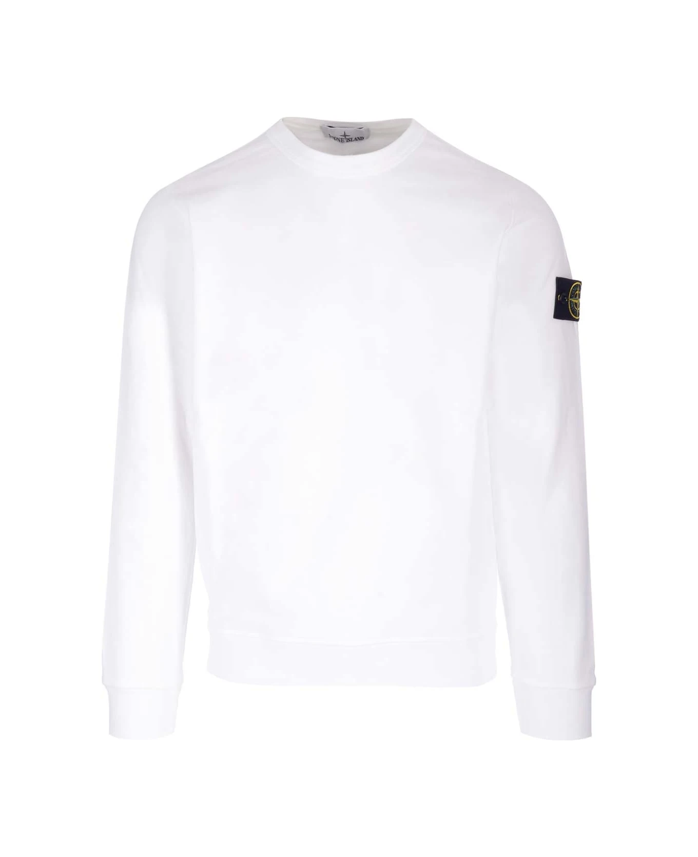 Stone Island White Sweatshirt 3 Stone Island White Sweatshirt