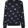 Gucci Gg Crossover Crystals Sweatshirt -Sports Clothing 492da9f3d0121c2fc9477a3dd43081f4
