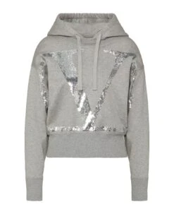 Valentino V Logo Print Sweatshirt