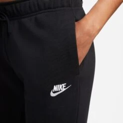 Nike Sweatpants NSW Club Fleece - Black/White Woman 10 Nike Sweatpants NSW Club Fleece - Black/White Woman -Sports Clothing 521c80142bd5
