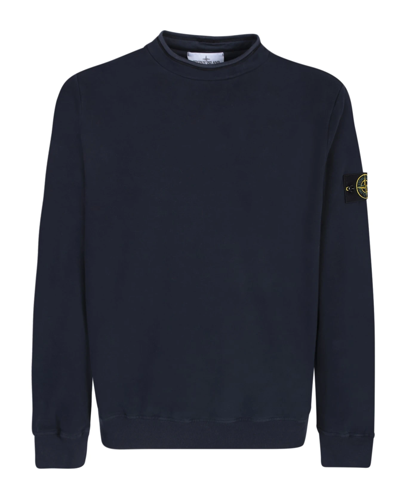 Stone Island Logo Blue Sweatshirt 3 Stone Island Logo Blue Sweatshirt