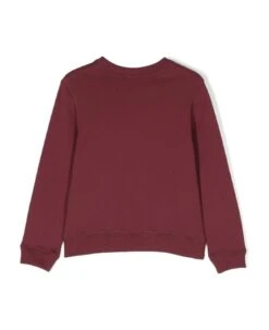 Lanvin Bordeaux Red Cotton Sweatshirt -Sports Clothing 58f69dbae9b7395509bc507dbe42ff30