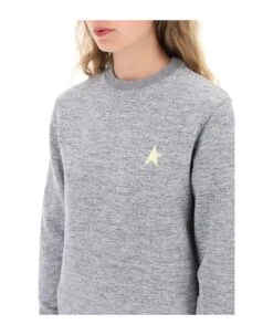 Golden Goose Athena Sweatshirt With Gold Star -Sports Clothing 5bb6369dd743394a0f243dae09b4f1cb