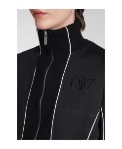 Off-White Sweatshirt In Black Polyester -Sports Clothing 5e7a2a896367c2dafe690c9c84c30d5f