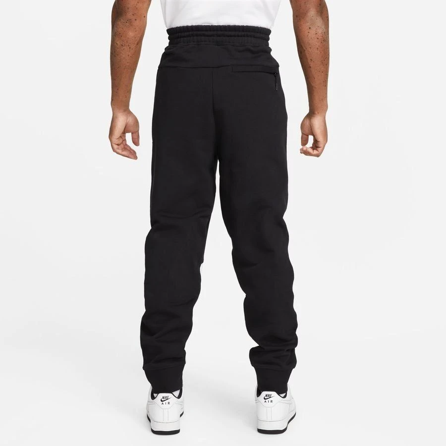 Nike Sweatpants Swoosh Fleece - Black/White 4 Nike Sweatpants Swoosh Fleece - Black/White - Image 2