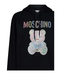 MOSCHINO Jewel Teddy Bear Sweatshirt -Sports Clothing 63e98c4c725ca3c400b4cf6dfa51046d