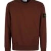 Stone Island Rib Trim Logo Patch Sweatshirt -Sports Clothing 68cab531dd791fef72fd767eeac370f1