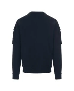 Stone Island Navy Blue Sweatshirt With Pockets -Sports Clothing 68dcb884bb88e6c974b490e961531a09