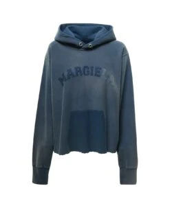 Maison Margiela Front Logo Hooded Sweatshirt