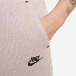 Nike Sweatpants NSW Tech Fleece Essential - Brown/Black Woman -Sports Clothing 6988f3464e95