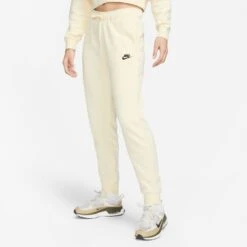 Nike Sweatpants NSW Club Fleece - Coconut Milk/Black Woman