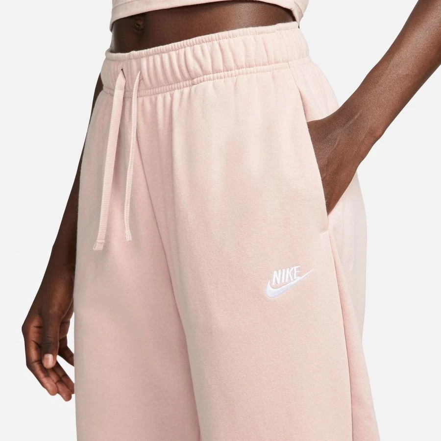 Nike Sweatpants NSW Club Fleece Oversized - Pink/White Woman 4 Nike Sweatpants NSW Club Fleece Oversized - Pink/White Woman - Image 2